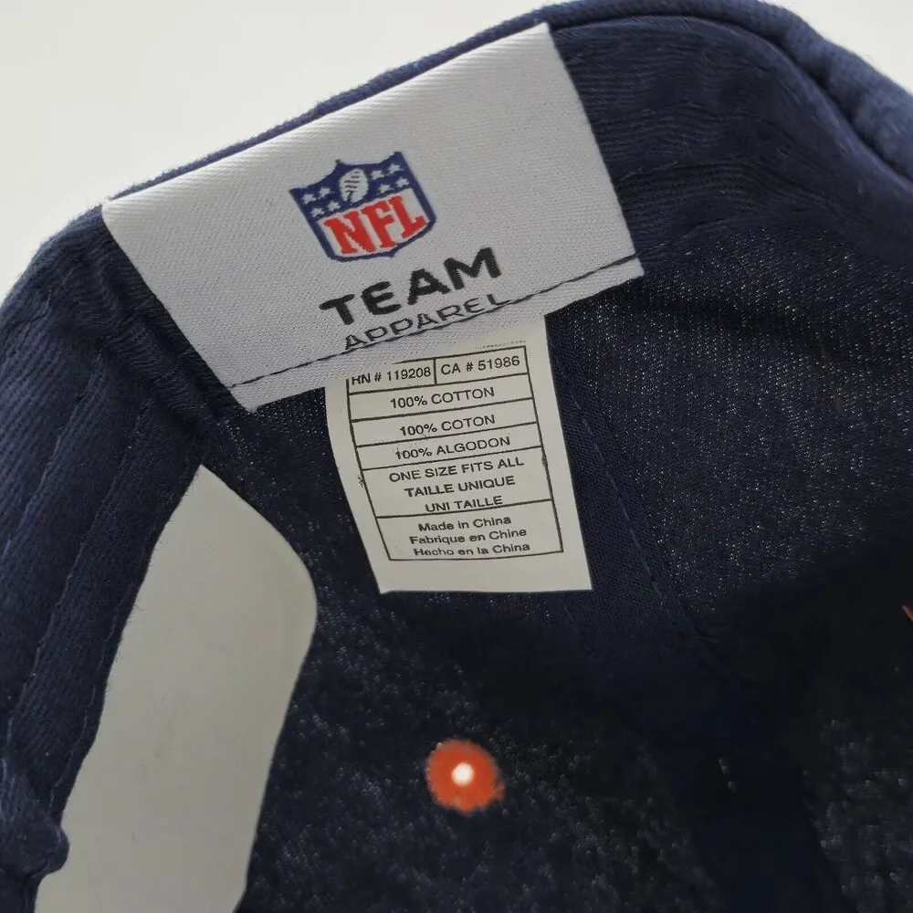 Denver Broncos Hat Cap NFL Team Apparel Orange Logo Adjustable‎ Snap Back